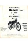 Elenco parti di ricambio Benelli 125cc Sprite& 250cc Barracuda